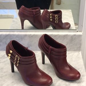 Burgandy Ankle Boots
